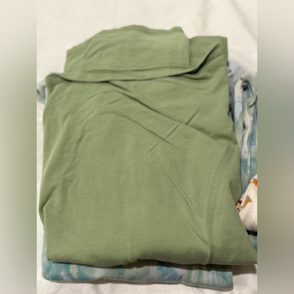 5 Sets of Size M L Women’s 100% Organic Cotton Matching Family Pajamas top pants - Picture 5 of 11